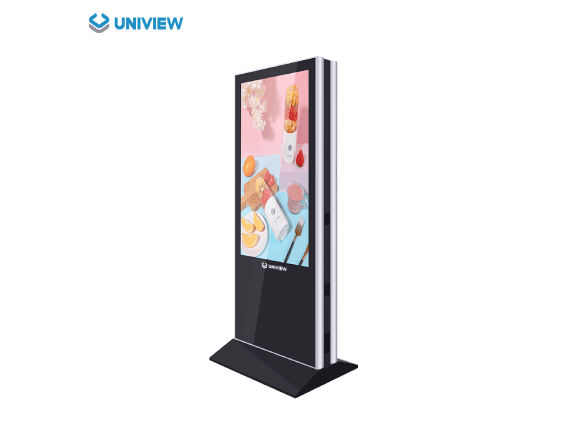 Uniview dual sided digital kiosk DF1800
