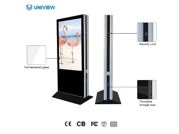 Uniview dual sided digital signage DF1800