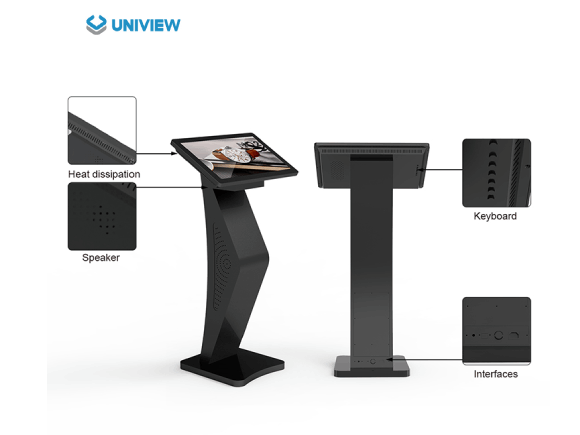 Uniview indoor interactive touch screen kiosk IK110