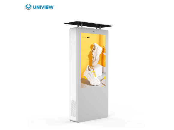 Uniview outdoor digital signage for bus stop
